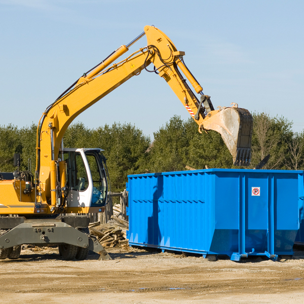 how many times can i have a residential dumpster rental emptied in Bergenfield